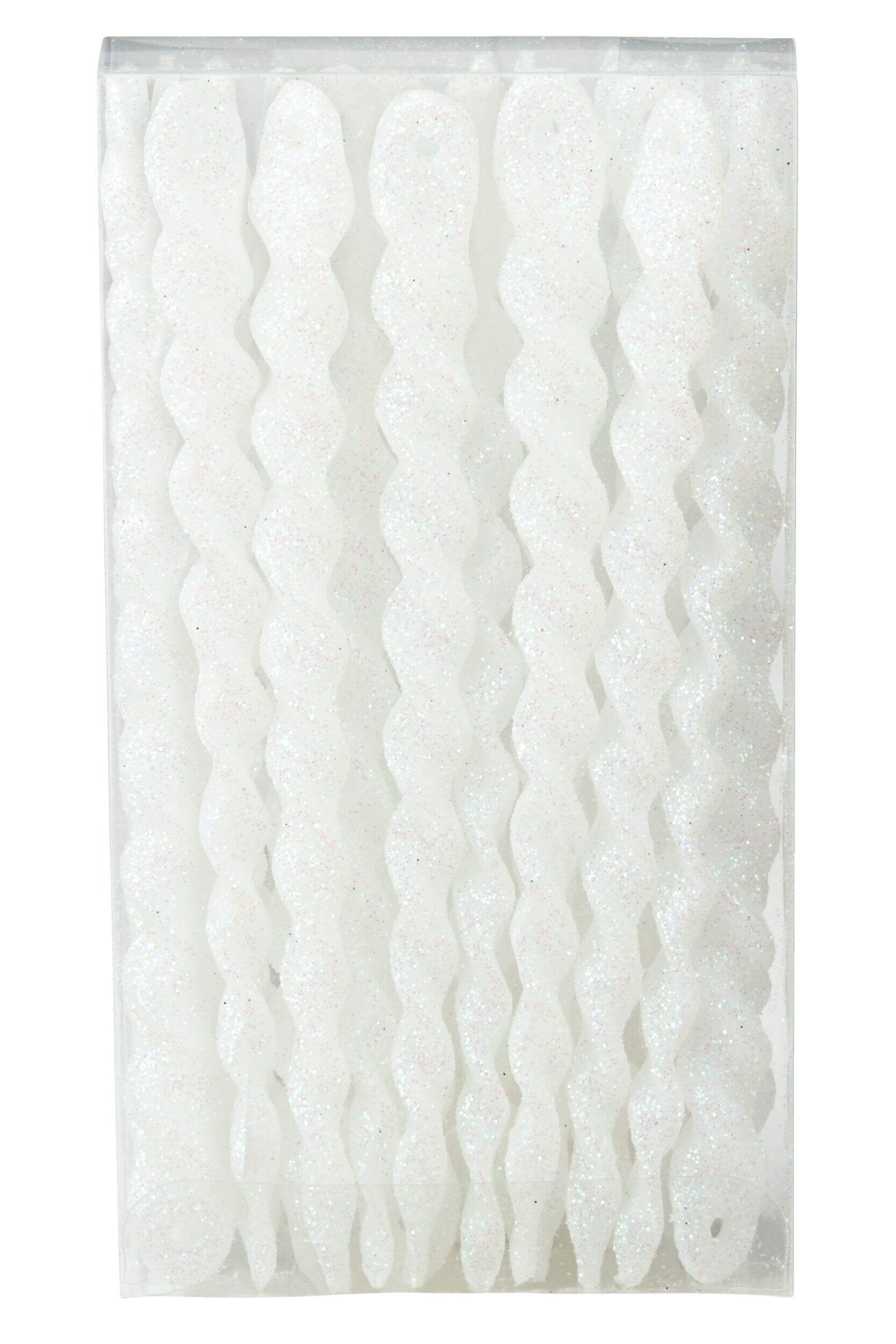 CANVAS Collection Blanche - Ornement de Noël Glaçons brillant, 5 po Front_Elevated