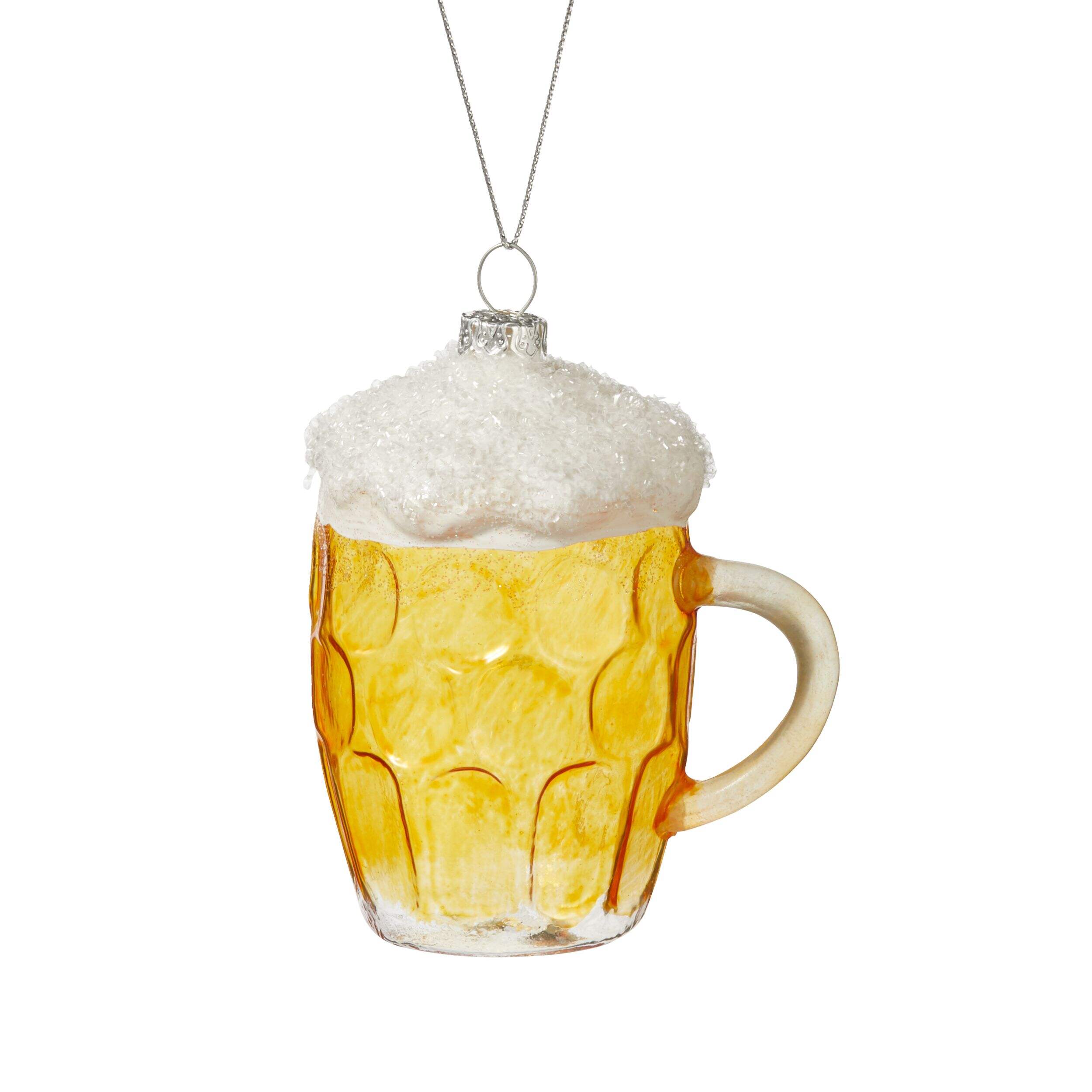 CANVAS Brights Collection Decoration Beer Mug Christmas Ornament, 4-in Front_Flat