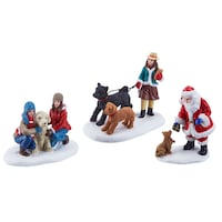 For Living Christmas Decoration Village Indoor Pets Accessory Set, 3-pc Composite_or_Mixed