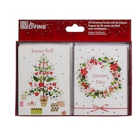 For Living - Cartes de Noël, français, 24 pcs