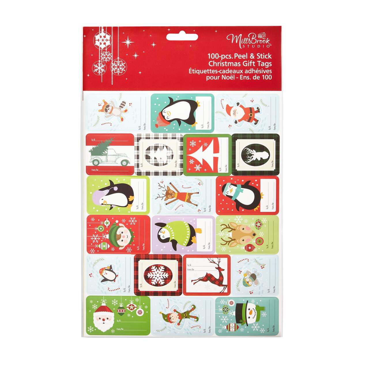 Christmas Lot De 40 Étiquettes De Cadeaux De Noël