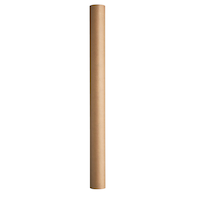 For Living - Rouleau de papier kraft pour la cadeau de Noël, lourd, brun, 200 pi² Front_Flat