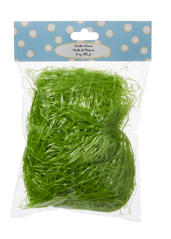 Easter Grass Green Filler Basket Decoration 3oz Each Lot of 3 