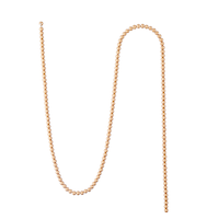 CANVAS Gold Collection Metallic Wood Bead Garland, 8-ft