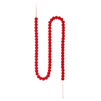 CANVAS Collection Rouge - Guirlande de Noël à pompons, 6 pi Front_Flat