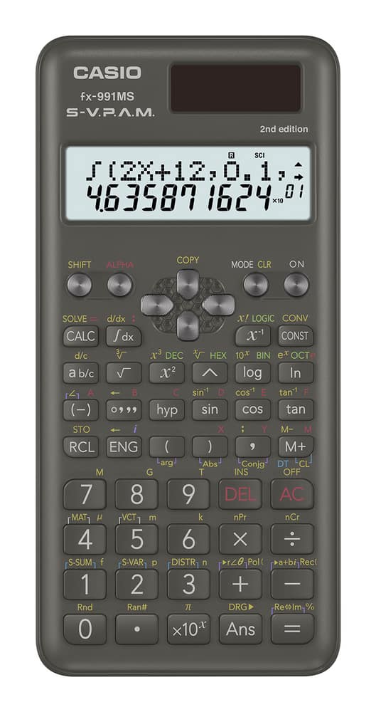 Casio Scientific FX-991 Battery & Solar Powered, Calculator | Canadian Tire