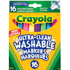  Crayola Ultra Clean Washable Markers (12 Boxes), Bulk Markers  for Kids, 10 Broad Line Markers, Arts & Crafts Supplies, 4+ : Arts, Crafts  & Sewing
