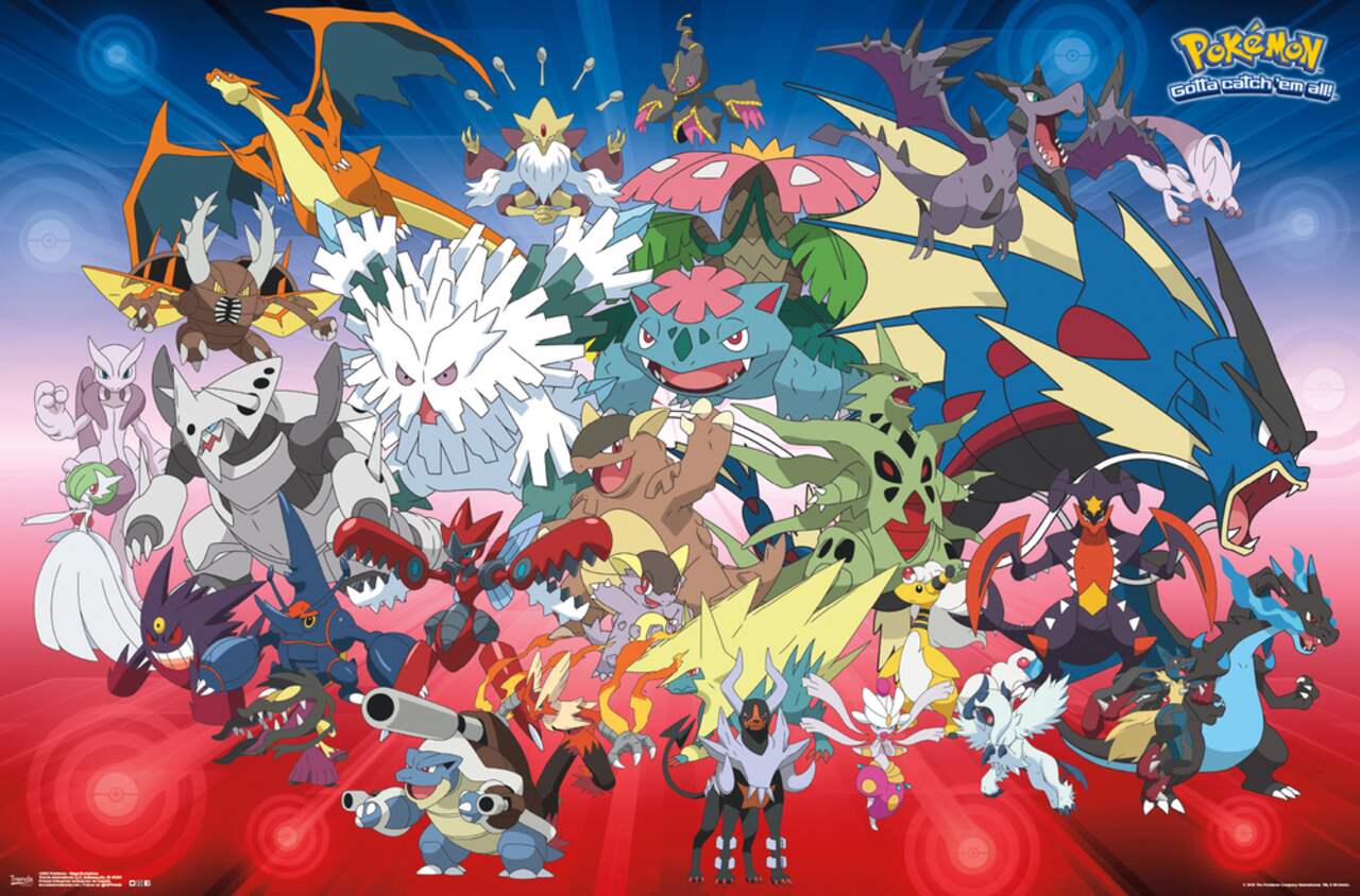 Posters Pokémon pour chambre à coucher, cadre à suspendre, toile d