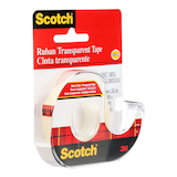Scotch® General Purpose Transparent Tape, 1-pk, 12.7 mm x 24.1 m Front_Angled_Right