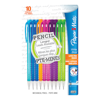 Paper Mate Fashion Mechanical Pencils, 0.7mm, 10-pk