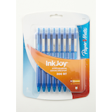 Paper Mate InkJoy 300 RT Medium Ballpoint Pens, Blue, 8-pk