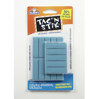 Adhésif réutilisable Elmer's Tac 'N Stik, tampon adhésif bleu pour affiches, illustrations sur réfrigérateur et plus encore Front_Flat