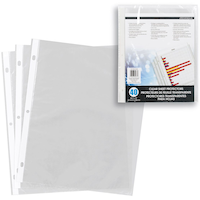 Merangue Clear Sheet/Page Protectors, Letter Size, 40 Pack