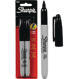 Sharpie Permanent Markers, Fine Point, Black, 2 Count Composite_or_Mixed