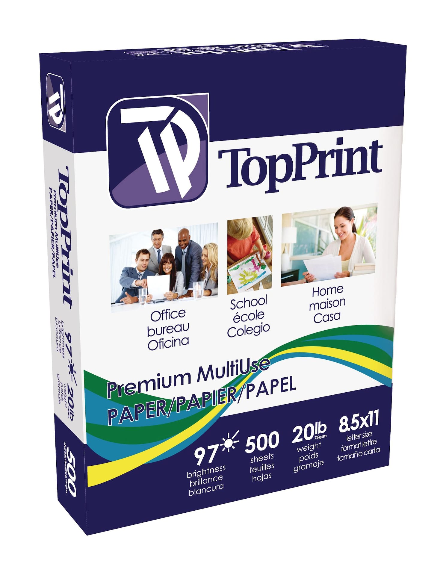 Papier A4 Value Office - Ramette de 500 feuilles pour imprimantes laser et  photocopie