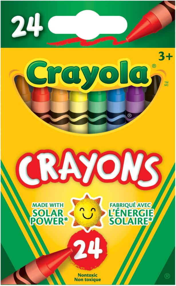 Details about   Crayola UK Crayons Box Of 24 Crayons C312 