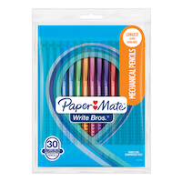 Paper Mate® Write Bros.® Mechanical Pencils, 0.7mm #2 HB, 30-ct Front_Flat