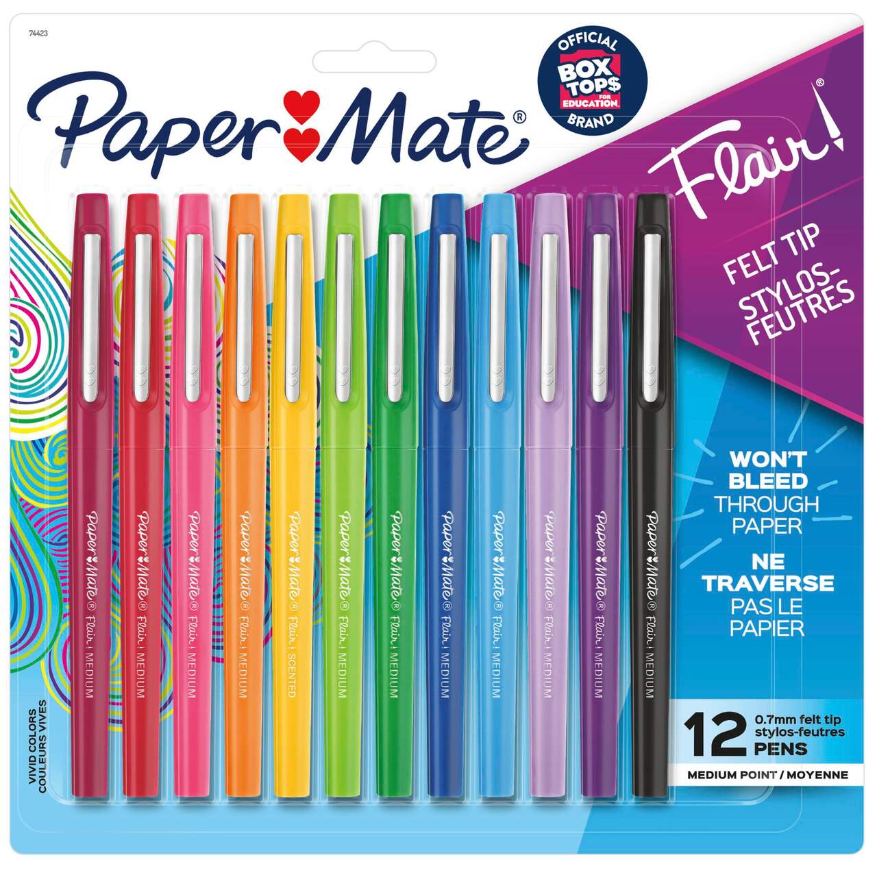 Paper Mate Flair Mocha Brown Felt Tip Pen MediumPens and Pencils