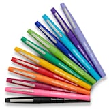 Paper Mate Flair Felt Tip Pens, Medium Point (0.7 mm), Assorted Colours, 12 Count Composite_or_Mixed