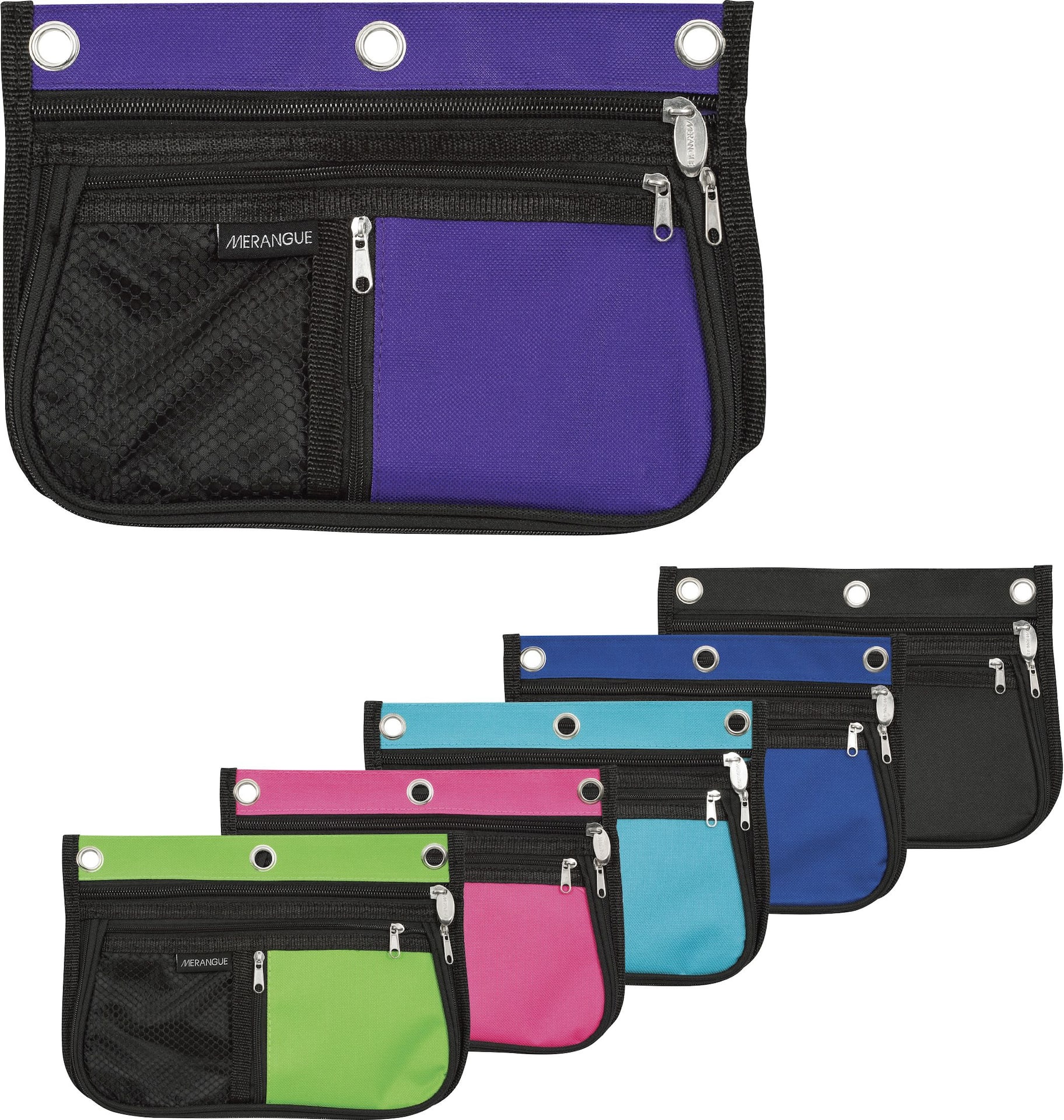 3-Ring Binder Pencil Case with Expanding Gusset | Canadian Tire