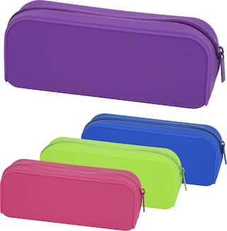 Merangue Silicone Full-Zip Pencil Case, Assorted Colours | Canadian Tire