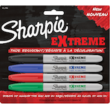 Sharpie Extreme, Assorted, 4-pk