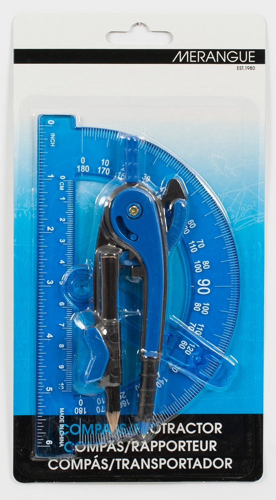 Compass and Protractor Set Canadian Tire