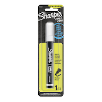 Sharpie Chalk Marker, Wet Erase Marker, Medium Tip, White, 1 Count