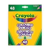 Crayola Coloured Pencils, 48-ct Front_Flat