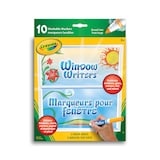 Crayola Washable Window Writers Markers, 10-ct Front_Flat