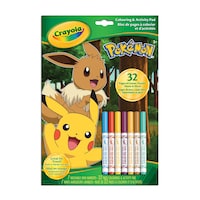 Crayola Pokémon Colour Pad Front_Flat