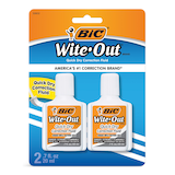 BIC Quick Dry Correction Fluid, 2-ct Front_Flat