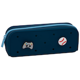 Merangue Silicone Pencil Case with Charms, Assorted Home Office Supplies Front_Angled_Right