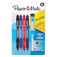 Paper Mate Profile 0.7mm Mechanical Pencils, 4-ct Front_Flat