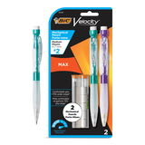 BIC Velocity Max Medium Point 0.7mm Mechanical Pencils, 2-ct Front_Flat