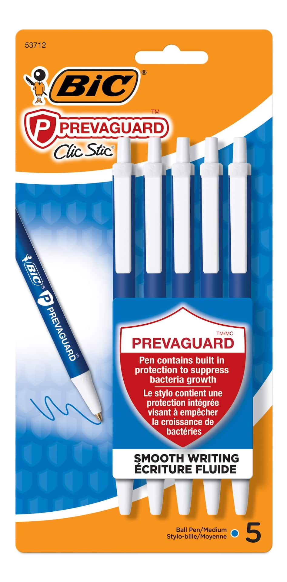 Bic Soft Feel Retractable Ballpoint Pens, Blue, 4-pk 