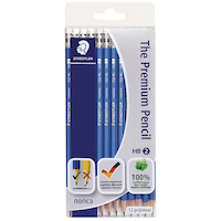Staedtler Norica Woodcase Pencils, HB #2, 12-pk Front_Flat