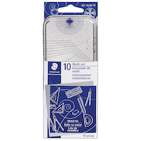 Staedtler Xcellence Math Precision Instrument Set, 10-pk Front_Flat