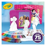 Crayola Disney Princess Art Case, Arts & Crafts Kit for Kids, 79-pc, Ages 5+ Front_Flat