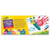 Crayola Washable Project Paint Activity Jar Set, Multi-Colour, 20-oz, 10-pk, Ages 3+ Front_Flat