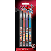 Disney Cars 3 Gel Pens, 4-pk Front_Flat