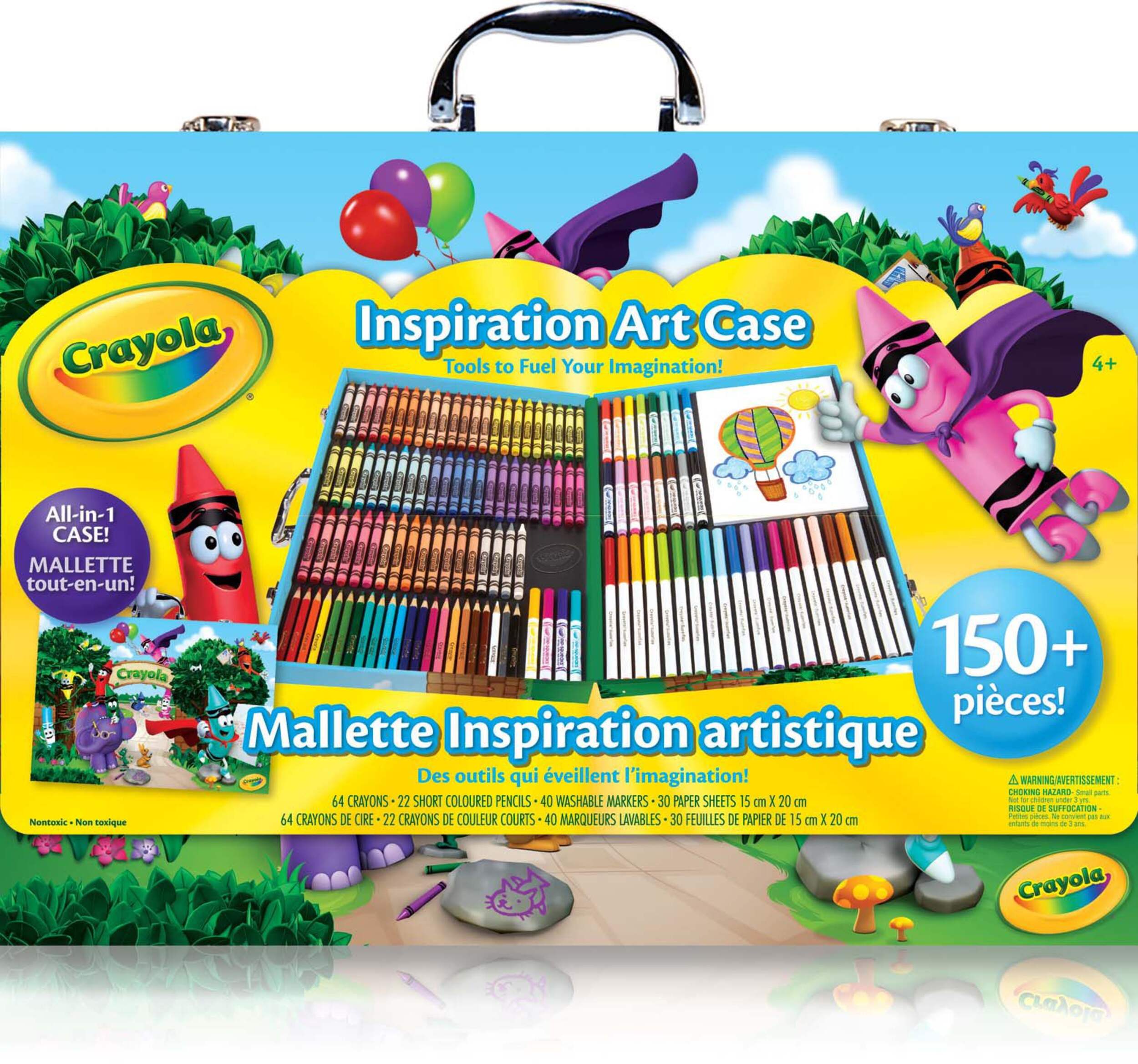 Crayola All-in-One Inspiration Art Kit Front_Flat