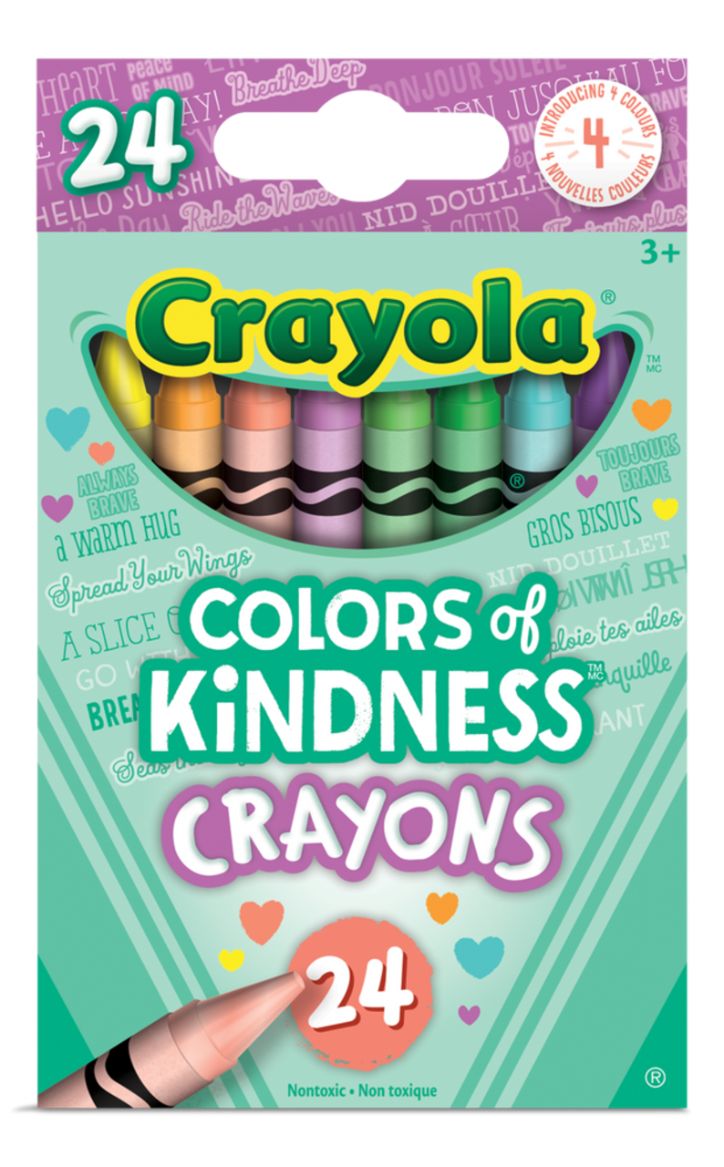 Crayola - Crayons de couleur de la peau - Paquet de 24