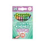 Crayons de cire Crayola Colors of Kindness, cire, multicolore, paq. de 24 Front_Flat