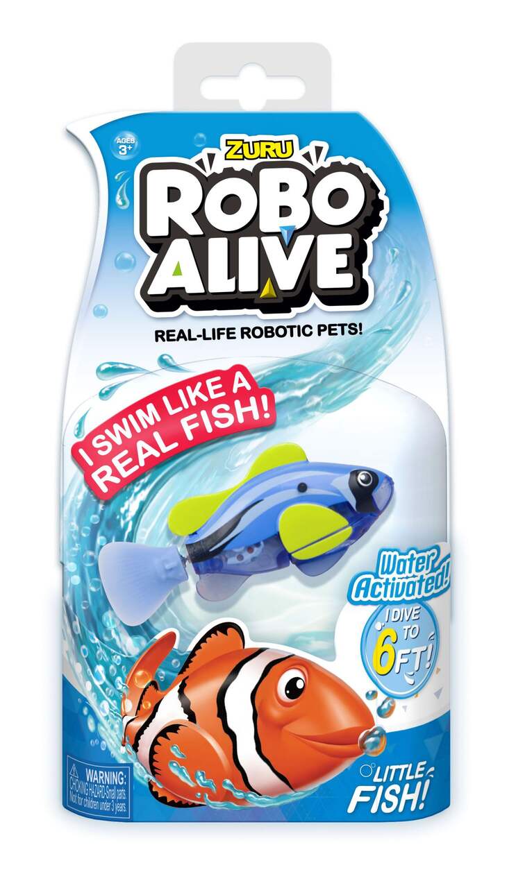 Zuru Robo Alive Robo Fish Robotic Swimming Fish - Assorted, 1 ct