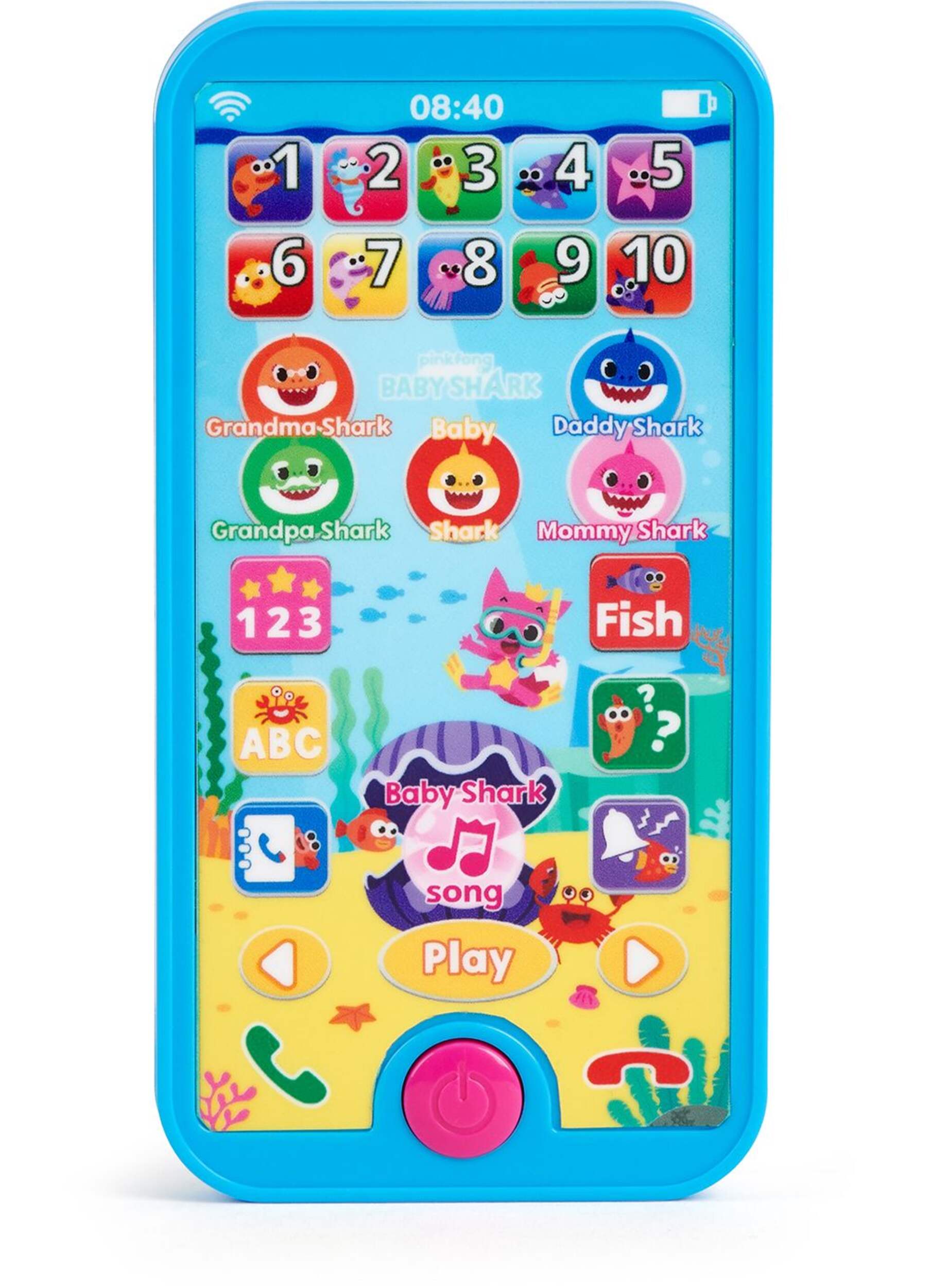 Pinkfong Baby Shark Smartphone/Mini Tablet Interactive Learning Toy For