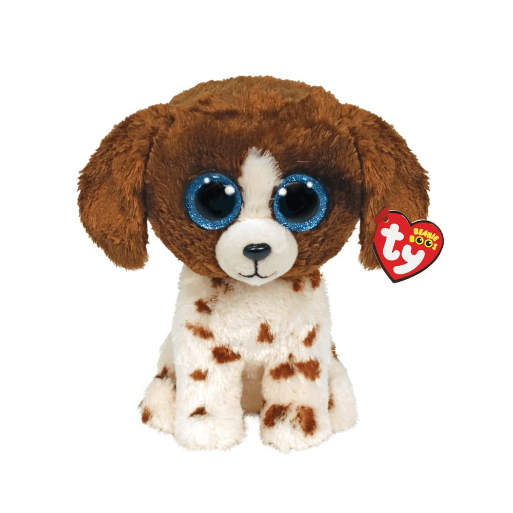 Ty Beanie Boos® Regular Recognizable Character Plush Animal Stuffed Toy,  Muddles the Brown & White Dog | Party City