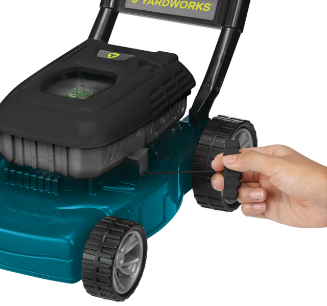 Yardworks Electronic Lawn Mower Toy w/Batteries For Kids, Age 3