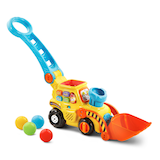 Vtech Pop-a-balls Push & Pop Bulldozer Learning Toy w/ Sound For Toddlers, Ages 12m+ Composite_or_Mixed