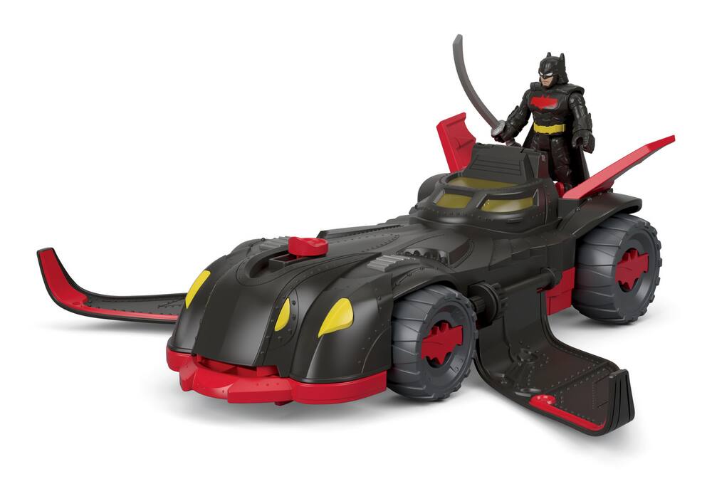 dc super friends ninja armor batmobile